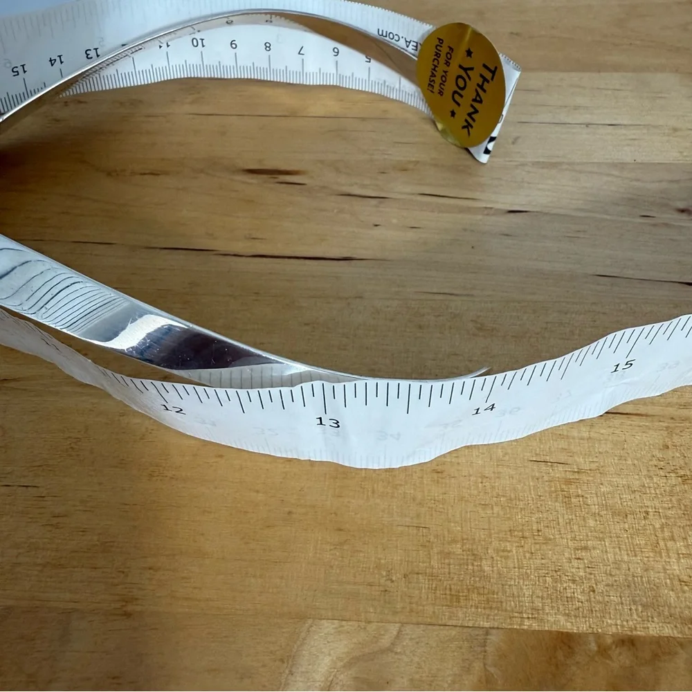 Vintage TAXCO 950 Mexico TO-96 ALICIA Sterling Silver Modernist Cuff Necklace - Picture 14 of 16